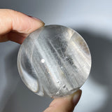 SILVER AMPHIBOLE QUARTZ SPHERE