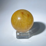 GOLDEN RUTILE QUARTZ SPHERE