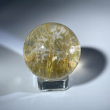 GOLDEN RUTILATED QUARTZ GARDEN QUARTZ SPHERE