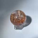 COOPER RUTILE QUARTZ SPHERE