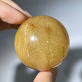 GOLDEN RUTILE QUARTZ SPHERE