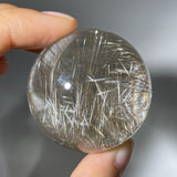 SILVER RUTILE QUARTZ SPHERE