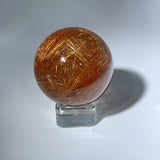 COOPER RUTILE QUARTZ SPHERE