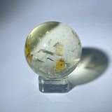 CALCITE IN CITRINE QUARTZ SPHERE