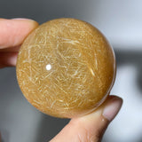 GOLDEN RUTILE QUARTZ SPHERE