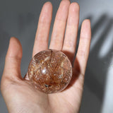 COOPER RUTILE QUARTZ SPHERE