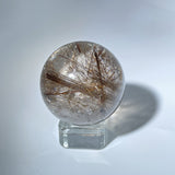 COOPER RUTILE QUARTZ GARDEN QUARTZ SPHERE