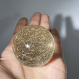 SHOOTING STAR RUTILE QUARTZ SPHERE