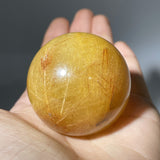 GOLDEN RUTILE QUARTZ SPHERE