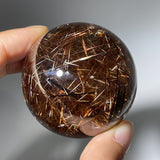 COOPER RUTILE QUARTZ SPHERE