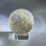 SILVER RUTILE QUARTZ SPHERE