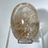 TOURMALINE RUTILE  IN QUARTZ