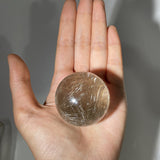 SILVER RUTILE QUARTZ SPHERE