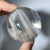 SILVER AMPHIBOLE QUARTZ SPHERE