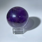 AMETHYST RAINBOW WITH FINGERPRINT SPHERE