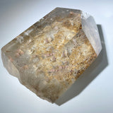 PINK CALCITE RUTILE QUARTZ FREE FROM