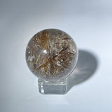 COOPER RUTILE QUARTZ GARDEN QUARTZ SPHERE