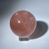 STAR ROSE QUARTZ SPHERE