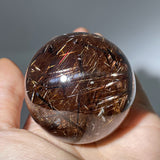 COOPER RUTILE QUARTZ SPHERE