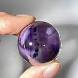 AMETHYST PHANTOM HOLLANDITE SPHERE