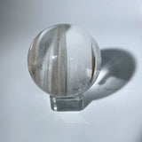 SILVER AMPHIBOLE QUARTZ SPHERE