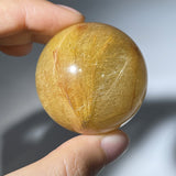 GOLDEN RUTILE QUARTZ SPHERE