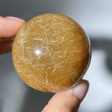 GOLDEN RUTILE QUARTZ SPHERE