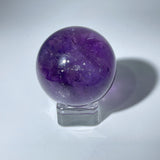 AMETHYST RAINBOW WITH FINGERPRINT SPHERE