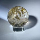 GOLDEN RUTILATED QUARTZ GARDEN QUARTZ SPHERE