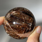 COOPER RUTILE QUARTZ SPHERE